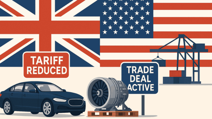 New Deal Cuts US Tariffs On UK Car And Aerospace Exports