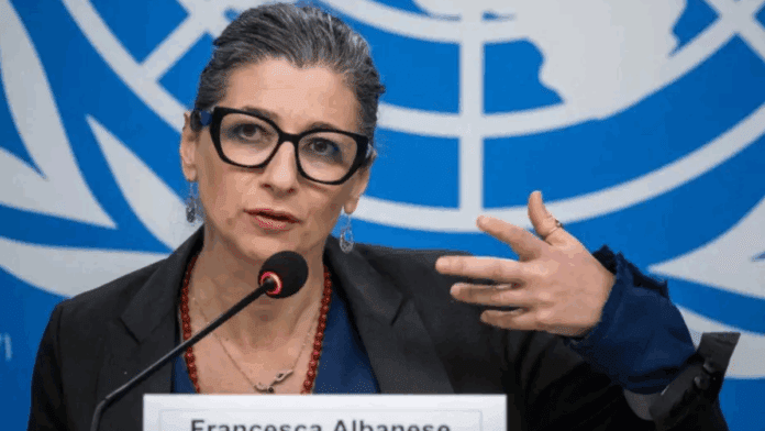 US Targets UN Official Francesca Albanese After Report on Gaza Profiteering