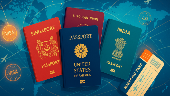 Singapore Tops Passport Rankings in 2025, US and UK Continue Downward Trend