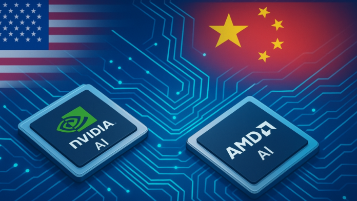 Chip sales to China will send 15% of Nvidia and AMD revenue to US