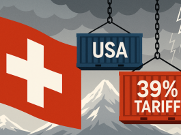 🇨🇭 Switzerland’s neutral trade strategy fails as US imposes 39% tariffs