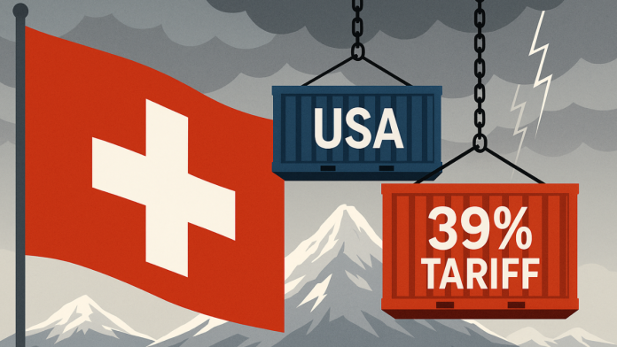 🇨🇭 Switzerland’s neutral trade strategy fails as US imposes 39% tariffs