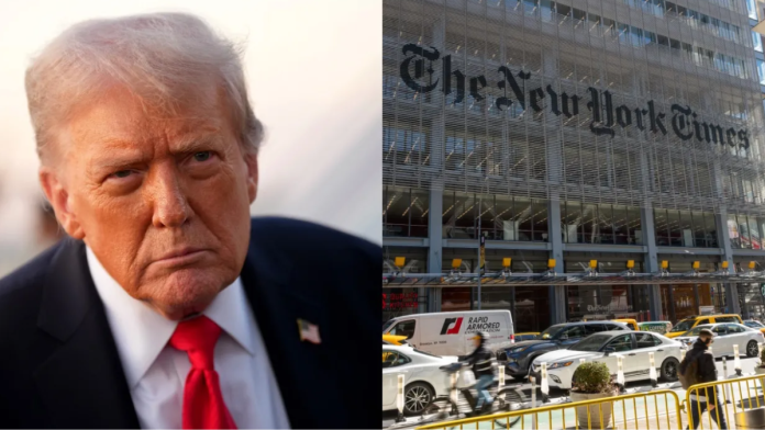President Trump files defamation lawsuit seeking $15 billion from The New York Times