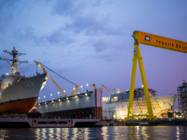 China adds Huntington Ingalls and 5 other U.S. firms to sanctions and unreliable lists