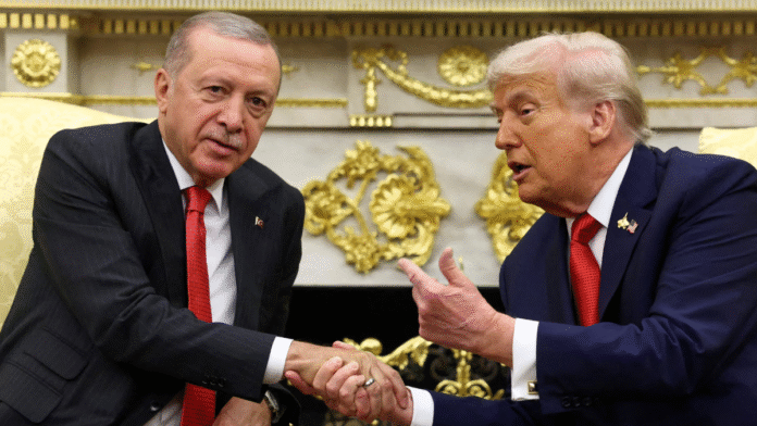 Erdogan says US sanctions and Halkbank case could be resolved after White House discussions