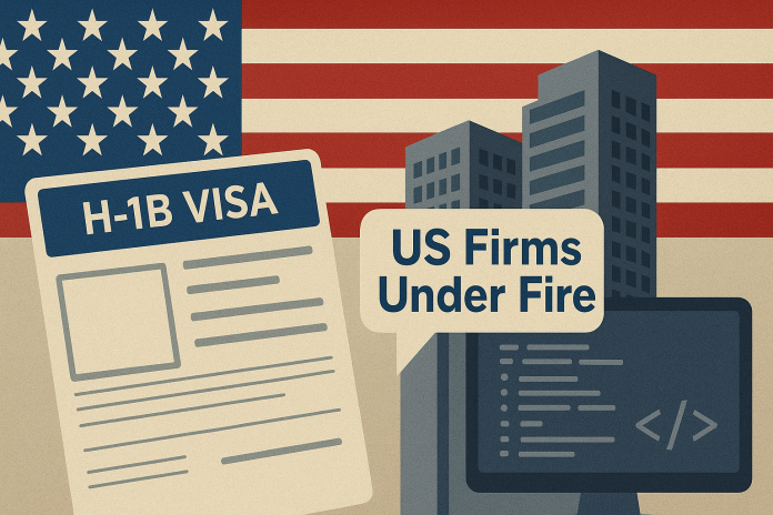 Regtech times James Fishback accuses US firms of abusing H-1B visas to hire cheaper Indian workers