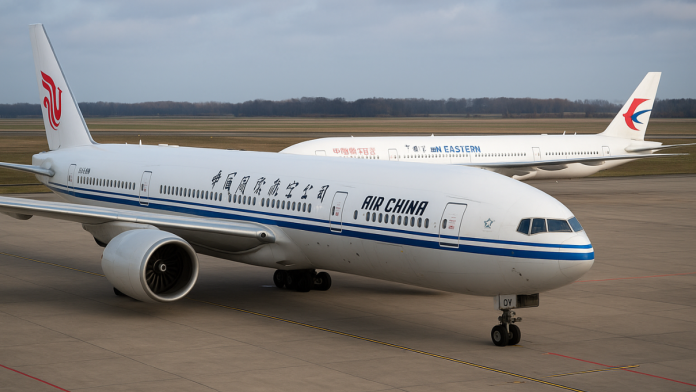 Furious Chinese airlines protest U.S. plan to ban flights over Russian airspace