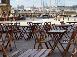Organised Theft Of Outdoor Restaurant Chairs In Spain