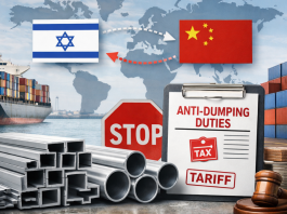 Israel takes action to protect local aluminium industry with anti-dumping duties on China