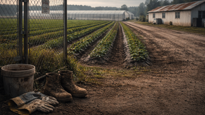 3 charged with forced labor, alien harboring, and visa fraud in farmworker case