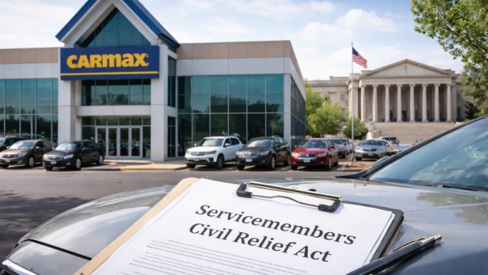 CarMax to pay $420,000 to servicemembers and civil penalty in SCRA repossession case