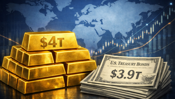 Gold surpasses US Treasuries as largest central bank reserve asset after 30 years