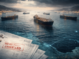 War-risk insurance limits force shipping companies to halt voyages through the Strait of Hormuz
