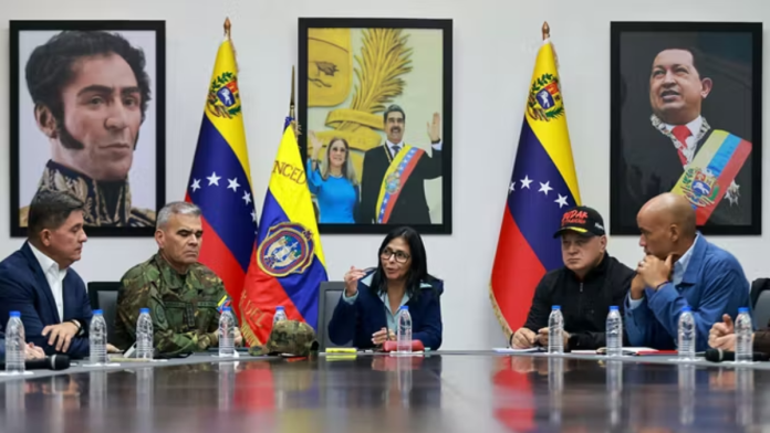 Delcy Rodriguez emphasizes lifting US sanctions during Venezuela-Colombia cooperation talks