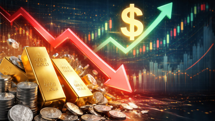 Gold and silver drop $2 trillion amid rising bond yields and strong dollar