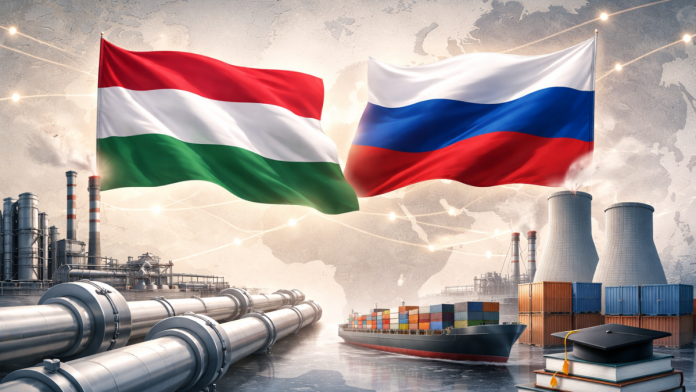 Hungary and Russia agree on a 12-point plan to expand cooperation in energy, trade, and education