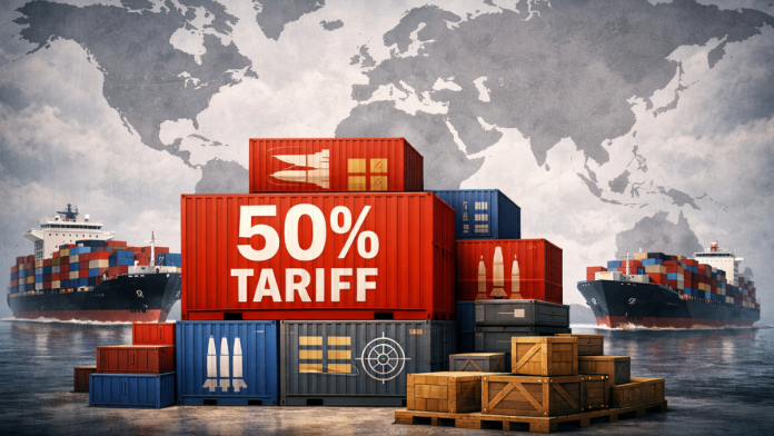 Trump warns of 50 percent tariffs on nations linked to Iran arms supply