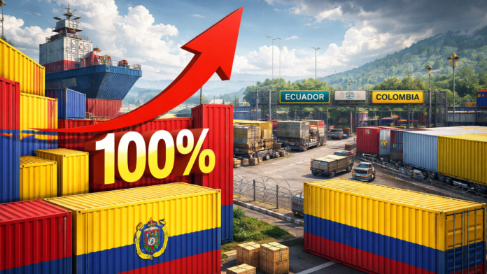 Ecuador hikes tariffs to 100% on Colombian products amid growing bilateral tensions