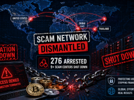 Scam centers shut down as 276 suspects arrested in global crypto fraud investigation